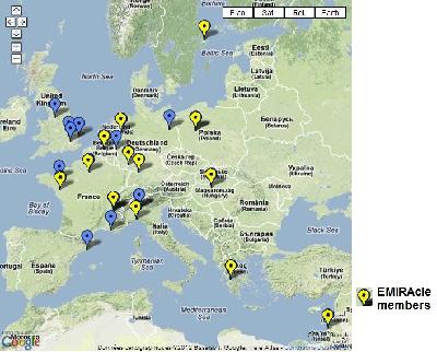 Visionair Map with EMIRAcle partners